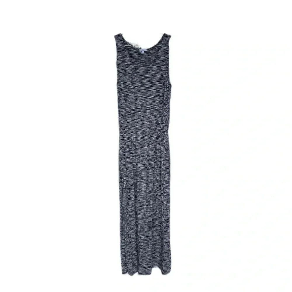 Love Fire Black White Maxi Women’s Dress Small Elastic Waist